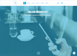 Blue Monday - Layout Grid